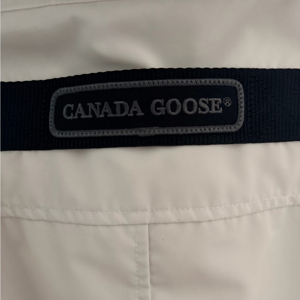 Men’s. Canada Goose - Black Label. White fur hooded parka - Picture 4 of 11